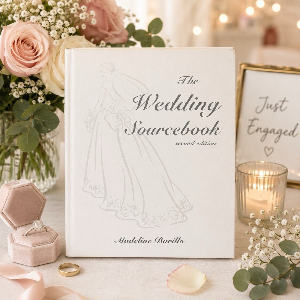 Vintage 1996 The Wedding Sourcebook Book Brides Wedding Planning Guide Classic